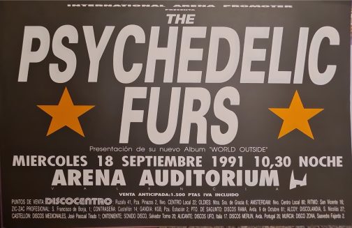 The Psychedelic Furs Arena Valencia Auditorium